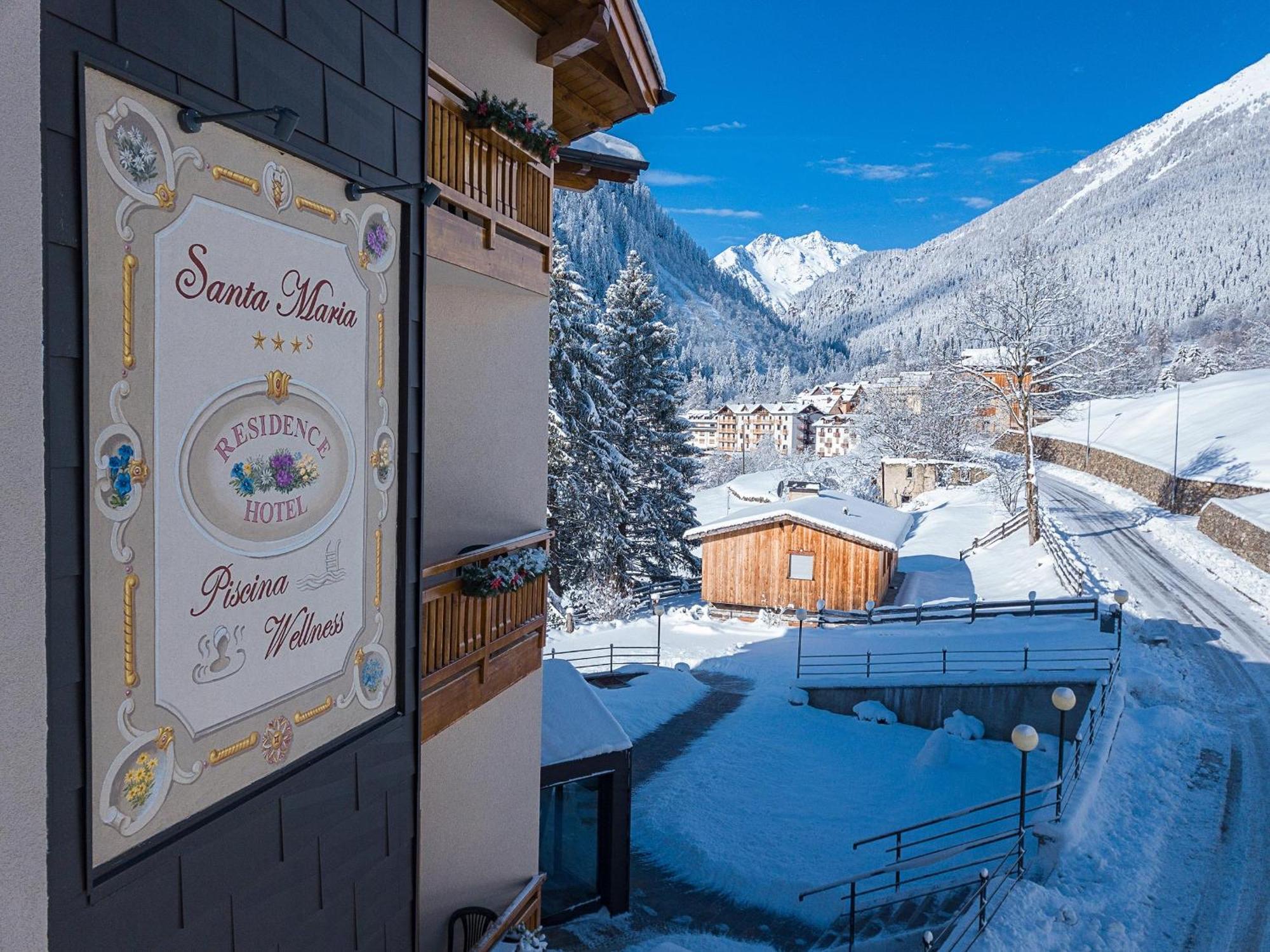 Residence Hotel Santa Maria Piscina E Wellness Peio Fonti Zewnętrze zdjęcie